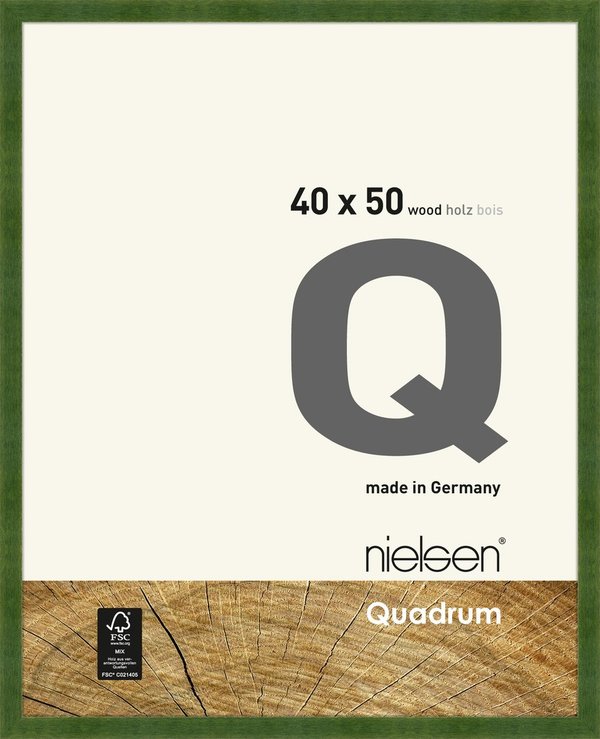 Quadrum trä 40x50 Grön