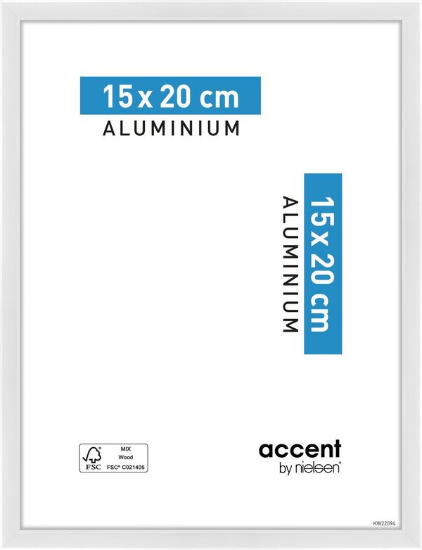 Accent Aluminium 15x20 Vit