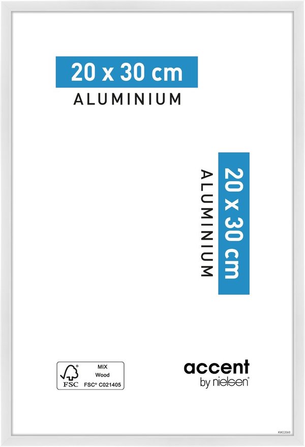 Accent Aluminium 20x30 Vit