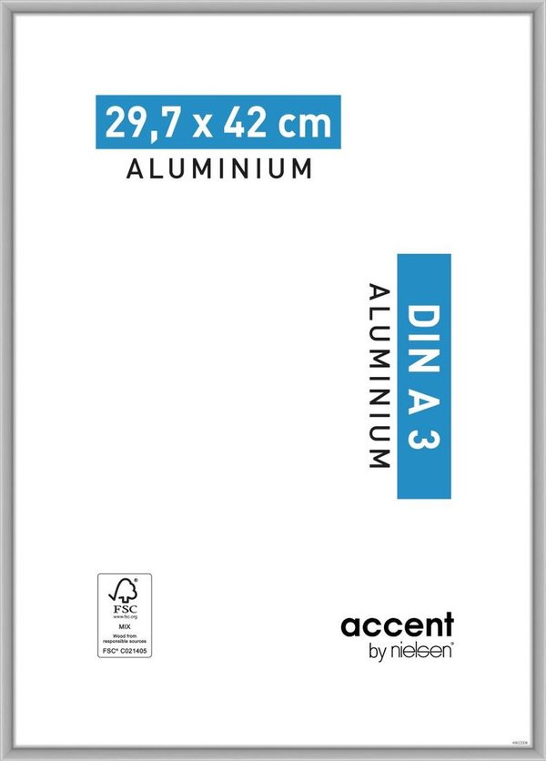 Accent Aluminium Silver matt 29,7 x 42 cm (A3)